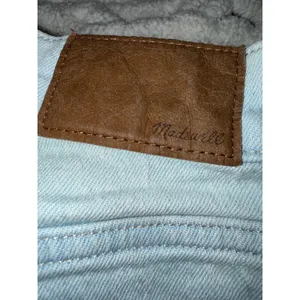 Madewell Vintage‎ High Rise Straight Leg Light Wash Denim Jeans Womens 26 thumbnail 4