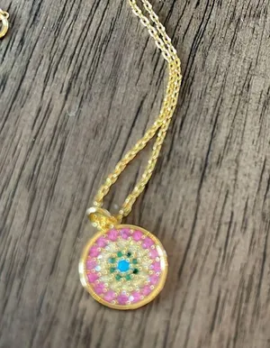 Kate Spade Multi Color Pendant Necklace NWT thumbnail 5