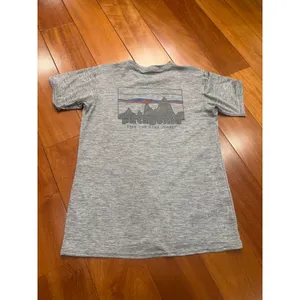 Patagonia Graphic T Shirt Gray Save Our Home Planet Mountains Eco Friendly XS‎ thumbnail 6