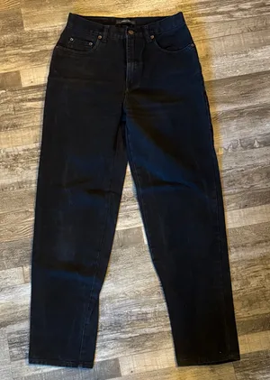 Bill Blass Black Straight Leg Jeans / DG113 thumbnail 1