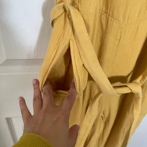 Outerknown Yellow Gauze Jumpsuit Organic‎ Cotton Relaxed Small thumbnail 5
