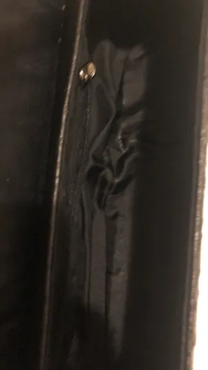 Vintage Black Baguette Bag thumbnail 6