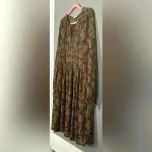 Sandy & Sid Snake Print Long Sleeve Women's Dress (448) thumbnail 5
