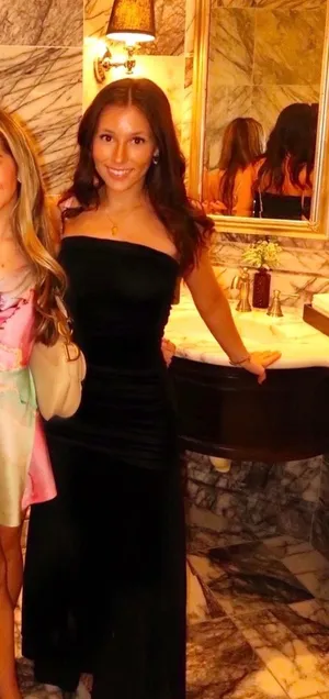Olivaceous Black strapless Dress thumbnail 1