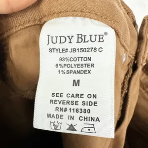 Judy Blue High Waist Garment Dyed Tummy Control Bermuda Shorts Size Medium EUC thumbnail 6