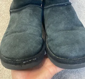 UGG Black Sherpa Lined Classic Short Boots Size 9 thumbnail 7