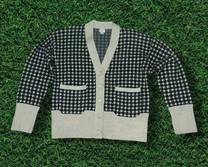 A New Day Houndstooth Sweater Cardigan thumbnail 1
