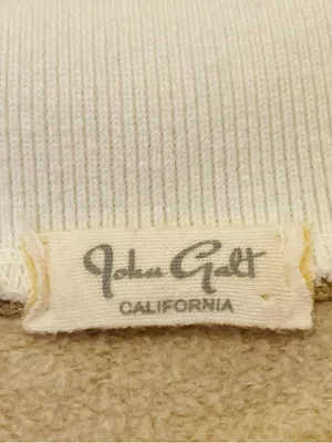 John Galt‎ Women’s Light Brown Polo Crew Neck Sweatshirt Size S thumbnail 5