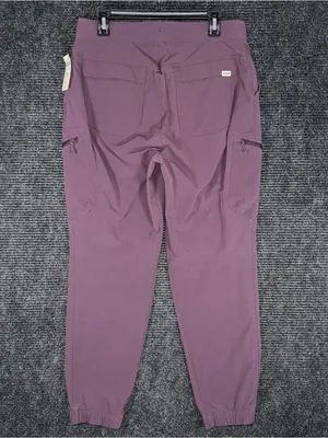 Duluth Trading Co NWT Women Flexpedition Joggers Elderberry Purple 10x28.5 Nylon thumbnail 2