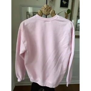 NWOT Barbie Doll University Crewneck Sweatshirt Pink M thumbnail 5