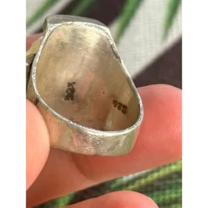 925 sterling silver ring band size 9.75 15.93g lot d2 large ring thumbnail 7