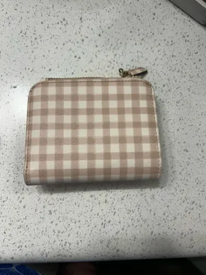 Tan and cream wallet thumbnail 3