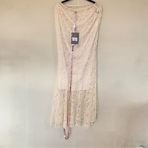 NWT House of CB 'Una' & 'THERESE' SET skirt corset in‎ VINTAGE CREAM LACE size S thumbnail 5