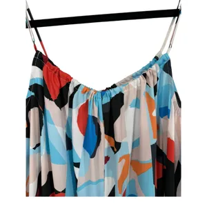 NWT Anthropologie Women's Breezy Wide Leg Jumpsuit Geometric Print Size‎ Small thumbnail 8