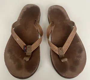 Rainbow Sandals Women’s Single Layer Leather Sandals flip flops thumbnail 1