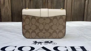 Coach Georgie Crossbody In Signature Canvas 7287 thumbnail 3