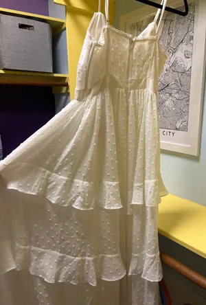 Fame and Partners Maxi White Dress thumbnail 3