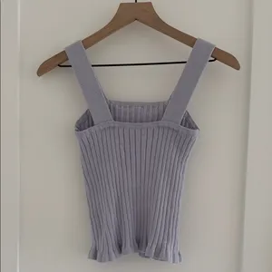 Madewell Ribbed Tank Top in Lavender thumbnail 4