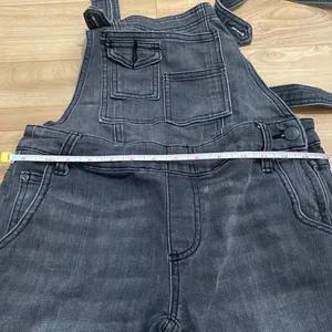 Free people dark gray wash overalls size small‎ thumbnail 7