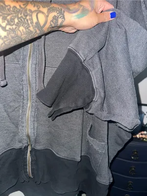 Free People We The Free - Camden Hoodie- Washed Black thumbnail 12