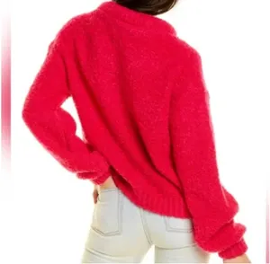 Something Navy Roll Neck Wool Sweater thumbnail 2