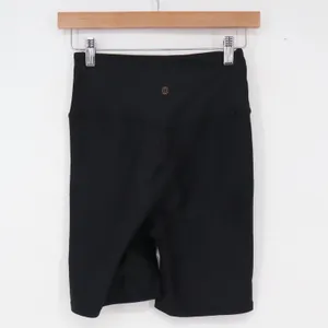 Old Navy Shorts Women's M PowerSoft Black Biker High Rise Excellent thumbnail 4
