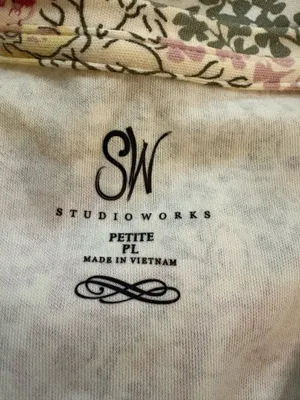 Studio Works, petite large, short sleeve top thumbnail 5