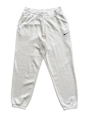 Nike Fleece Cream Sweatpants Size Medium Cream thumbnail 1