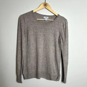 Old Navy Tan Crewneck Knit Sweater thumbnail 4