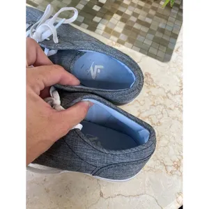 Vans Size 8 women’s gray sneakers thumbnail 8