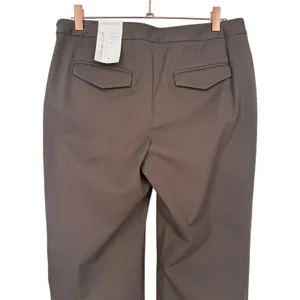 NWT Coldwater Creek Womens Modern Fit Brown Cotton Stretch Wide Leg Pants Size 8 thumbnail 8