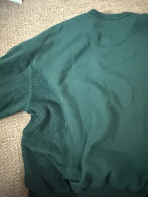 Aerie Crewneck Sweatshirt Oversized Green thumbnail 4