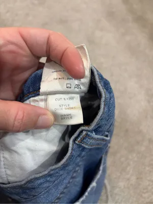 Reformation Size 28 Dixie Jorts High Rise Button Fly Bryce Wash Distressed thumbnail 9