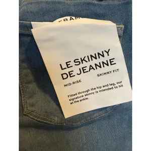 FRAME Le Skinny de Jeanne Skinny Jeans Women’s 24 Mid-Rise Ankle Blue Denim NWT thumbnail 4