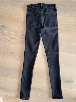 Abercrombie & Fitch High-Rise Black Women's Skinny Jeans size 25L thumbnail 3