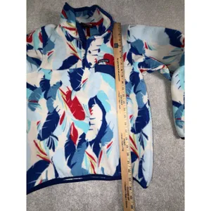 Patagonia Synchilla Snap T Fleece Pullover Women's Small Feather Dance Print thumbnail 5