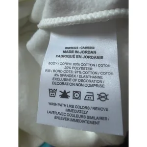 Nike Phoenix Fleece Over-Oversized Crewneck Sweatshirt Sail White Medium thumbnail 8