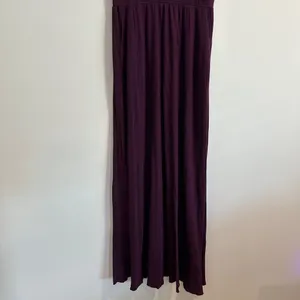 Free People Beach Audrina Maxi Dress Size Large Cut Out Back Purple Short Sleeve thumbnail 2