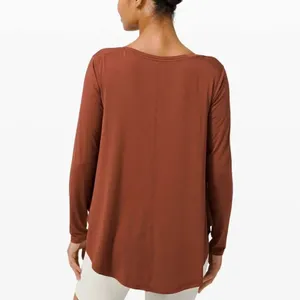 NWT Lululemon Up For Down Time Top Terracotta 6 thumbnail 2