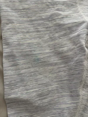 Lululemon light grey striped leggings thumbnail 3