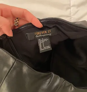 Forever 21 Faux Leather Mini Dress thumbnail 4