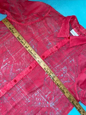 ALFRED DUNNER 2 pc button up 3/4 sleeve semi sheer, matching tank top size 16 thumbnail 12