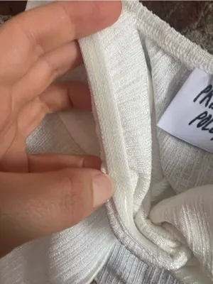 Princess Polly Ivory Twist Hem Cropped Cami Size 4 thumbnail 5
