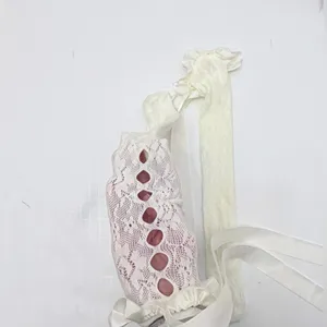 NWOT Stems Lolita Knee Socks in White thumbnail 5