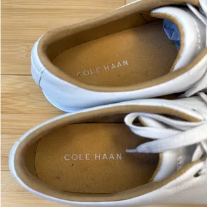 Cole Haan Women's Grand Crosscourt Sneakers Optic White Leather Lace Up Size 8.5 thumbnail 5