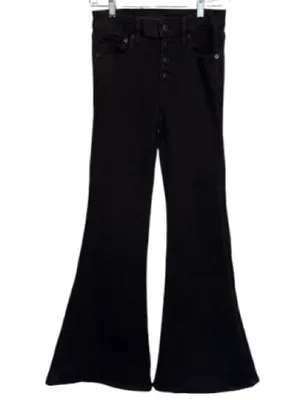 American Eagle Outfitters jeans denim Jeans Black Stretch Pockets Button Fly 2 thumbnail 1