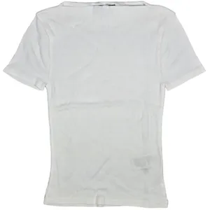 J. Crew Fine-rib‎ fitted boatneck T-shirt White XXS thumbnail 1