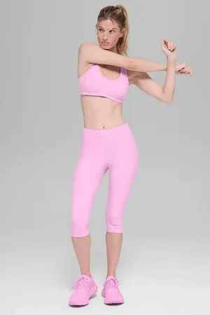 Alo Alosoft High-Waist Iconic 90's Capri - Medium thumbnail 1