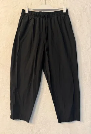 Calia Womens Large Black Drawstring Athletic Jogger Pants‎ Stretch Travel Yoga thumbnail 1