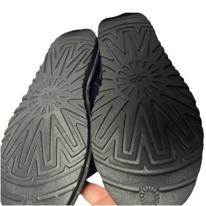 UGG Classic Tall Winter Snow Boots Women's size 9 Black Suede Sheepskin S/N 5815 thumbnail 7